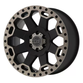   Alumínium felni 18x8 ET30 5x127 Matte Black/Machined Dark Tint Lip Warlord Black Rhino