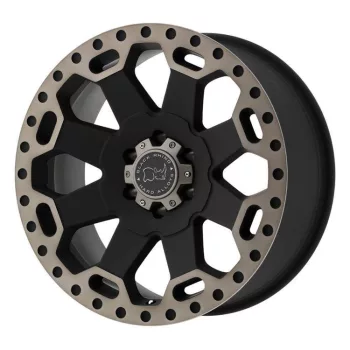   Alumínium felni 18x8 ET35 5x114.3 Matte Black/Machined Dark Warlord Black Rhino