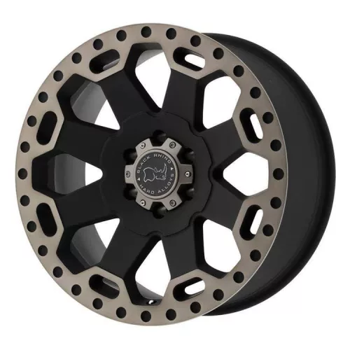 Alumínium felni 18x8 ET35 5x120 Matte Black/Machine Dark Warlord Black Rhino