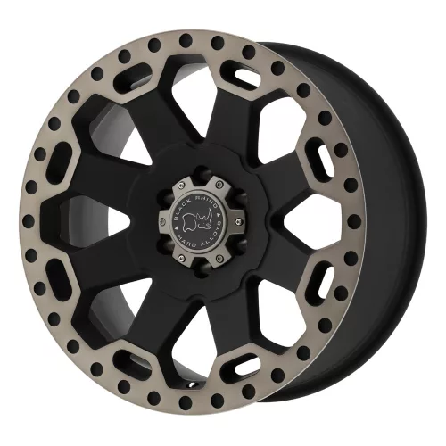 Alumínium felni 18x8 ET35 6x139,7 Matte Black W/ Machined Dark Tint Warlord Black Rhino