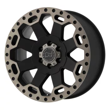   Alumínium felni 18x9 ET12 6x139,7 Matte Black W/ Machined Dark Tint Warlord Black Rhino