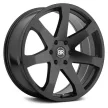 Black Rhino alu disky 20x8.5 ET35 5x120, matné, černé, Matte Black Mozambique
