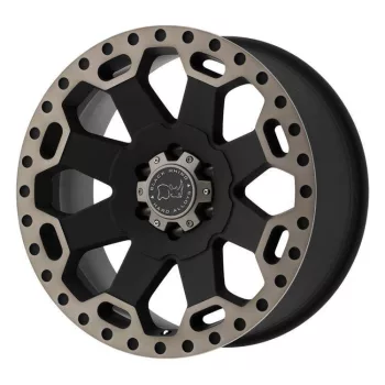   Alumínium felni 20x9 ET12 6x135 Matte Black/Machined Warlord Black Rhino