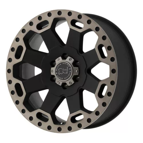 Alumínium felni 20x9 ET12 6x139,7 Matte Black/Machined Dark Warlord Black Rhino