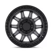 Alumínium felni 17x8.5 ET34 5x114.3 Matte Gunmetal W/ Matte Black LIP Calico Black Rhino