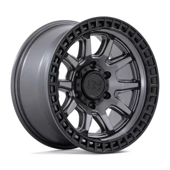   Alumínium felni 17x8.5 ET34 5x127 Matte Gunmetal W/ Matte Black LIP Calico Black Rhino