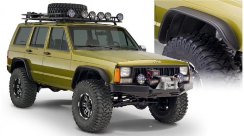 BUSHWACKER Flat Style Sárvédő szélesítés - Jeep Cherokee XJ