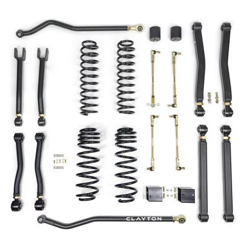 Clayton Off Road Overland+ 392 Lift 3,5" Felfüggesztés készlet - Jeep Wrangler JL 18->