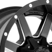 Alumínium felni 22x10 ET-24 6x139,7/6x135 D538 Maverick Matte Black Milled Fuel