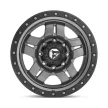 Alumínium felni 17x8.5 ET6 6x139,7 D558 Anza Matte GUN Metal Black Bead Ring Fuel