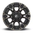 Alloy Wheel 17x9 ET20 6x139.7 D569 Vapor Matte Black Double Dark Tint Fuel