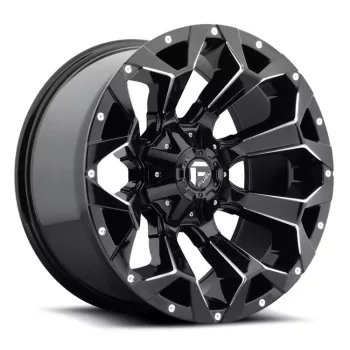   Alumínium felni 17x9 ET-12 5x127/5x114.3 D576 Assault Gloss Black Milled Fuel