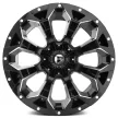 Alumínium felni 20x9 ET20 5x139.7/5x150 D576 Assault Gloss Black Milled Fuel