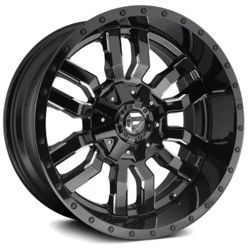   Alumínium felni 22x10 ET-18 6x135/6x139,7 D595 Sledge Gloss Black Milled Fuel