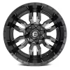   Alumínium felni 22x10 ET-18 6x135/6x139,7 D595 Sledge Gloss Black Milled Fuel