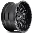 Alumínium felni 22x10 ET-18 6x135/6x139,7 D595 Sledge Gloss Black Milled Fuel