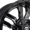   Alumínium felni 22x10 ET-18 6x135/6x139,7 D595 Sledge Gloss Black Milled Fuel