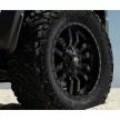 Alumínium felni 18x8 ET35 5x114.3/5x120 D596 Sledge Matte Black/Gloss Black Lip Fuel
