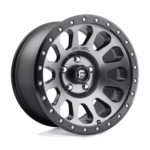 Alumínium felni 17x8.5 ET7 6x139,7 D601 Vector Matte GUN Metal Black Bead Ring Fuel