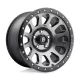 Alumínium felni 17x8.5 ET7 6x139,7 D601 Vector Matte GUN Metal Black Bead Ring Fuel