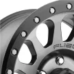 Alumínium felni 17x9 ET-12 5x127 D601 Vector Matte Gunmetal/Black Bead Ring Fuel