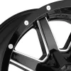   Alumínium felni 22x10 ET-24 6x135/6x139,7 D610 Maverick Gloss Black Milled Fuel
