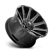 Alumínium felni 20x9 ET2 6x135/6x139,7 D615 Contra Gloss Black Milled Fuel