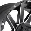   Alumínium felni 18x9 ET-12 6x139,7/6x135 D616 Contra Matte Black Milled Fuel