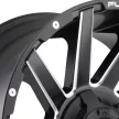 Alumínium felni 18x9 ET-12 6x139,7/6x135 D616 Contra Matte Black Milled Fuel