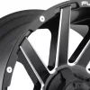   Alumínium felni 20x9 ET20 5x127/5x139.7 D616 Contra Matte Black Milled Fuel