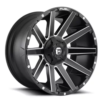   Alumínium felni 20x9 ET1 5x139.7/5x150 D616 Contra Matte Black Milled Fuel