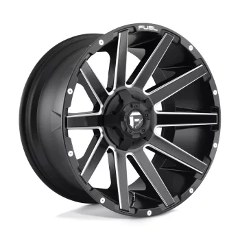  Alumínium felni 20x9 ET1 6x135/6x139,7 D616 Contra Matte Black Milled Fuel