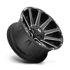   Alumínium felni 20x9 ET1 6x135/6x139,7 D616 Contra Matte Black Milled Fuel
