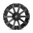 Alumínium felni 22x12 ET-43 6x135/6x139,7 D616 Contra Matte Black Milled Fuel