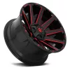   Fuel alu disky 18x9 ET-12 6x135/6x139,7 D643 Contra Gloss Black RED Tinted Clear