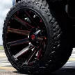 Fuel alu disky 18x9 ET-12 6x135/6x139,7 D643 Contra Gloss Black RED Tinted Clear