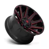   Alumínium felni 18x9 ET1 6x135/6x139,7 D643 Contra Gloss Black RED Tinted Clear Fuel