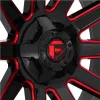   Alumínium felni 20x9 ET20 5x139.7/5x150 D643 Contra Gloss Black/Red Tinted Clear Fuel