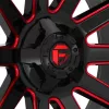   Alumínium felni 22x10 ET-19 6x139,7/6x135 D643 Contra Gloss Black/Candy Red Fuel