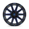   Alumínium felni 18x9 ET1 6x135/6x139,7 D644 Contra Gloss Black Blue Tinted Clear Fuel