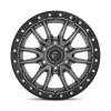   Alumínium felni 17x9 ET1 5x127 D680 Rebel Matte GUN Metal Black Bead Ring Fuel