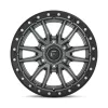   Alloy Wheel 17x9 ET1 6x135 D680 Rebel Matte GUN Metal Black Bead Ring Fuel