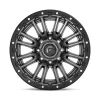  Alloy Wheel 20x10 ET-18 8x170 D680 Rebel Matte GUN Metal Black Bead Ring Fuel