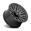   Alumínium felni 20x10 ET-18 8x180 D680 Rebel Matte GUN Metal Black Bead Ring Fuel