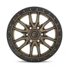   Alloy Wheel 18x9 ET1 6x139.7 D681 Rebel Matte Bronze Black Bead Ring Fuel