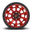 Alumínium felni 18x9 ET20 6x139,7 D695 Covert Candy RED Black Bead Ring Fuel