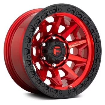   Alumínium felni 20x9 ET1 5x127 D695 Covert Candy Red/Black Ring Fuel