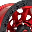 Alumínium felni 20x9 ET20 5x127 D695 Covert Candy Red/Black Ring Fuel