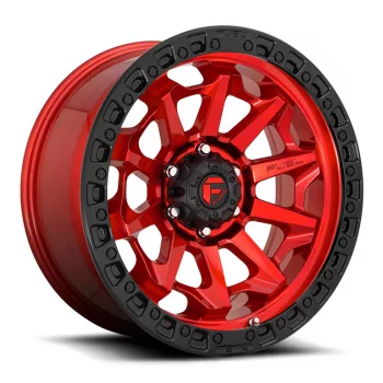   Alumínium felni 20x9 ET20 6x139,7 D695 Covert Candy RED Black Bead Ring Fuel