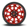   Alumínium felni 20x9 ET20 6x139,7 D695 Covert Candy RED Black Bead Ring Fuel